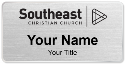 Custom name badges for Southeast Christian Church