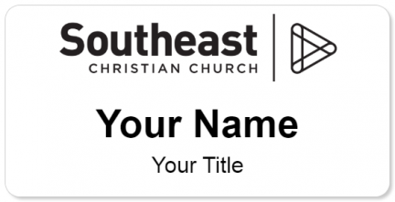 Custom name badges for Southeast Christian Church