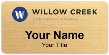 Custom name badges for Willow Creek Community Church