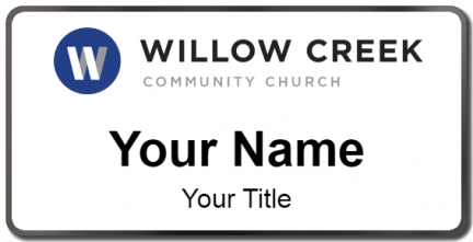 Custom name badges for Willow Creek Community Church
