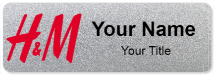 Custom name badges for H and M