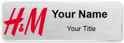 Custom name badges for H and M