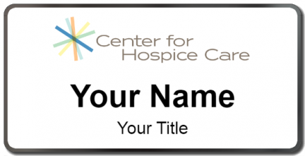Custom name badges for Center For Hospice Care