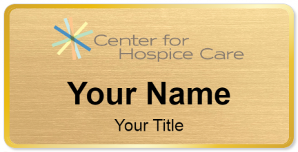 Custom name badges for Center For Hospice Care