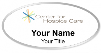 Custom name badges for Center For Hospice Care