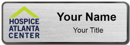 Custom name badges for Hospice Atlanta Center
