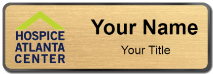 Custom name badges for Hospice Atlanta Center