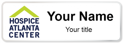 Custom name badges for Hospice Atlanta Center