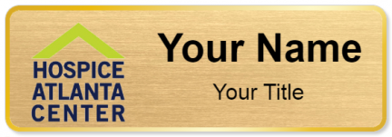 Custom name badges for Hospice Atlanta Center