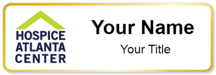 Custom name badges for Hospice Atlanta Center