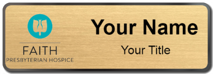 Custom name badges for T Boone Pickens Hospice and Palliative Care Center