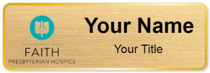 Custom name badges for T Boone Pickens Hospice and Palliative Care Center