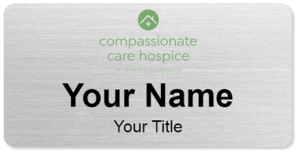 Custom name badges for Compassionate Care Hospice