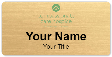 Custom name badges for Compassionate Care Hospice