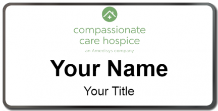 Custom name badges for Compassionate Care Hospice