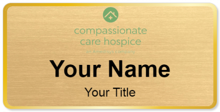 Custom name badges for Compassionate Care Hospice