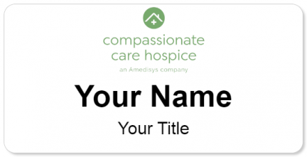 Custom name badges for Compassionate Care Hospice