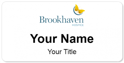 Custom name badges for Brookhaven Hospice