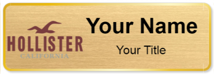 Custom name badges for Hollister