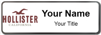 Custom name badges for Hollister