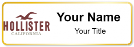 Custom name badges for Hollister