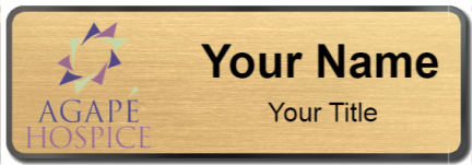 Custom name badges for Agape Hospice of the Midlands