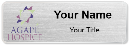 Custom name badges for Agape Hospice of the Midlands