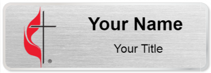 Custom name badges for United Methodist Church