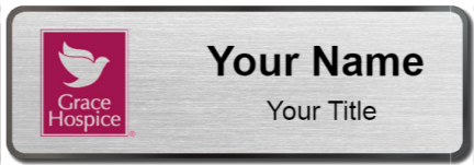 Custom name badges for Grace Hospice