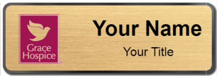 Custom name badges for Grace Hospice