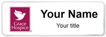 Custom name badges for Grace Hospice