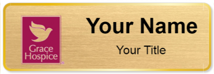 Custom name badges for Grace Hospice