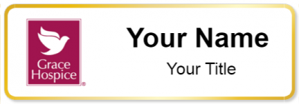 Custom name badges for Grace Hospice