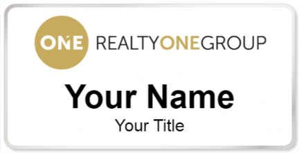 Custom name badges for Realty One Group