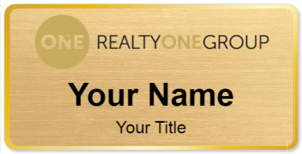 Custom name badges for Realty One Group
