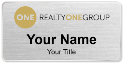 Custom name badges for Realty One Group