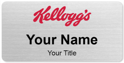 Custom name badges for Kelloggs