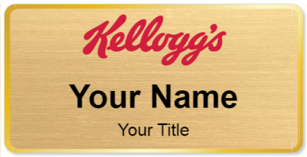 Custom name badges for Kelloggs