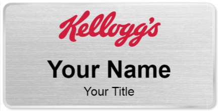 Custom name badges for Kelloggs