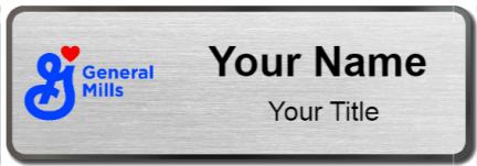 Custom name badges for General Mills