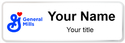 Custom name badges for General Mills