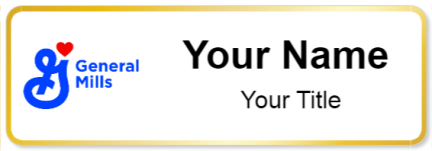 Custom name badges for General Mills