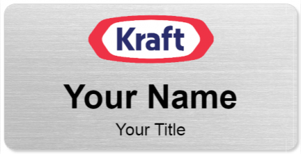 Custom name badges for Kraft