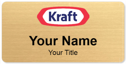 Custom name badges for Kraft