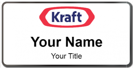 Custom name badges for Kraft