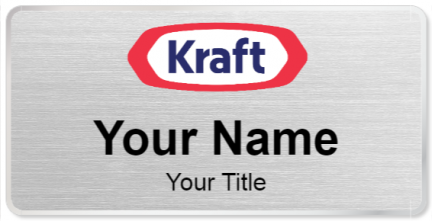 Custom name badges for Kraft