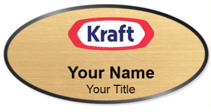 Custom name badges for Kraft
