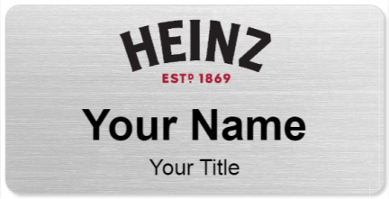 Custom name badges for Heinz