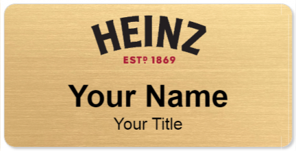 Custom name badges for Heinz