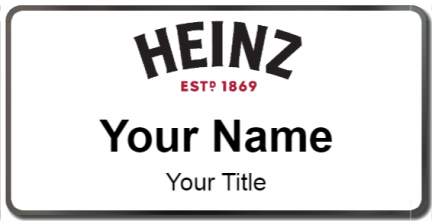 Custom name badges for Heinz